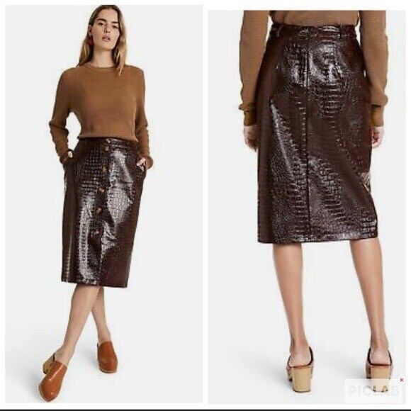 Rachel Comey Brown Midi Skirt - Picture 1 of 11
